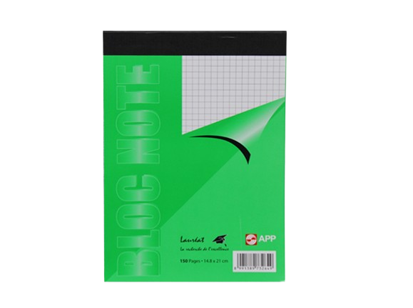 Lauréat - Bloc Note A5 150 Pages 